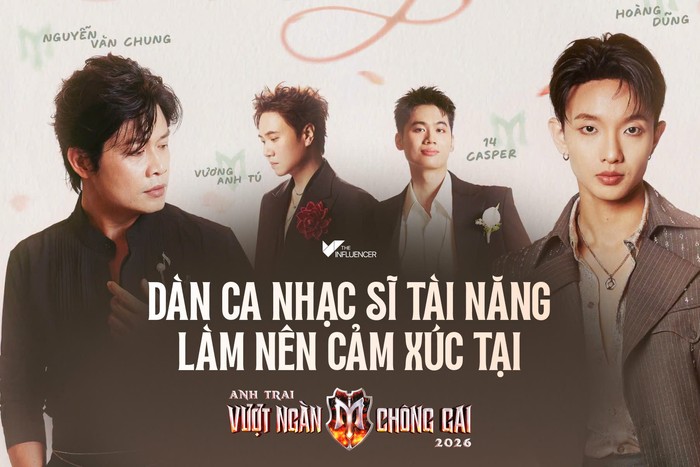 #ATVNCG2026 Tập 2: Dàn ca nhạc sĩ tài năng làm nên cảm xúc tại Anh Trai Vượt Ngàn Chông Gai