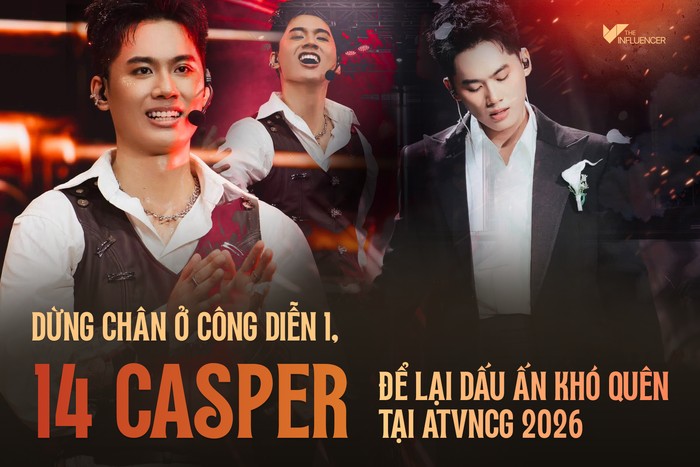 Dừng chân ở Công diễn 1, 14 Casper để lại dấu ấn khó quên tại ATVNCG 2026