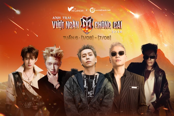 BXH Anh Trai Vượt Ngàn Chông Gai 2026 (01/08 - 07/08): "Mai Cát Lượng" OSAD thu phục bảng xếp hạng tuần này!